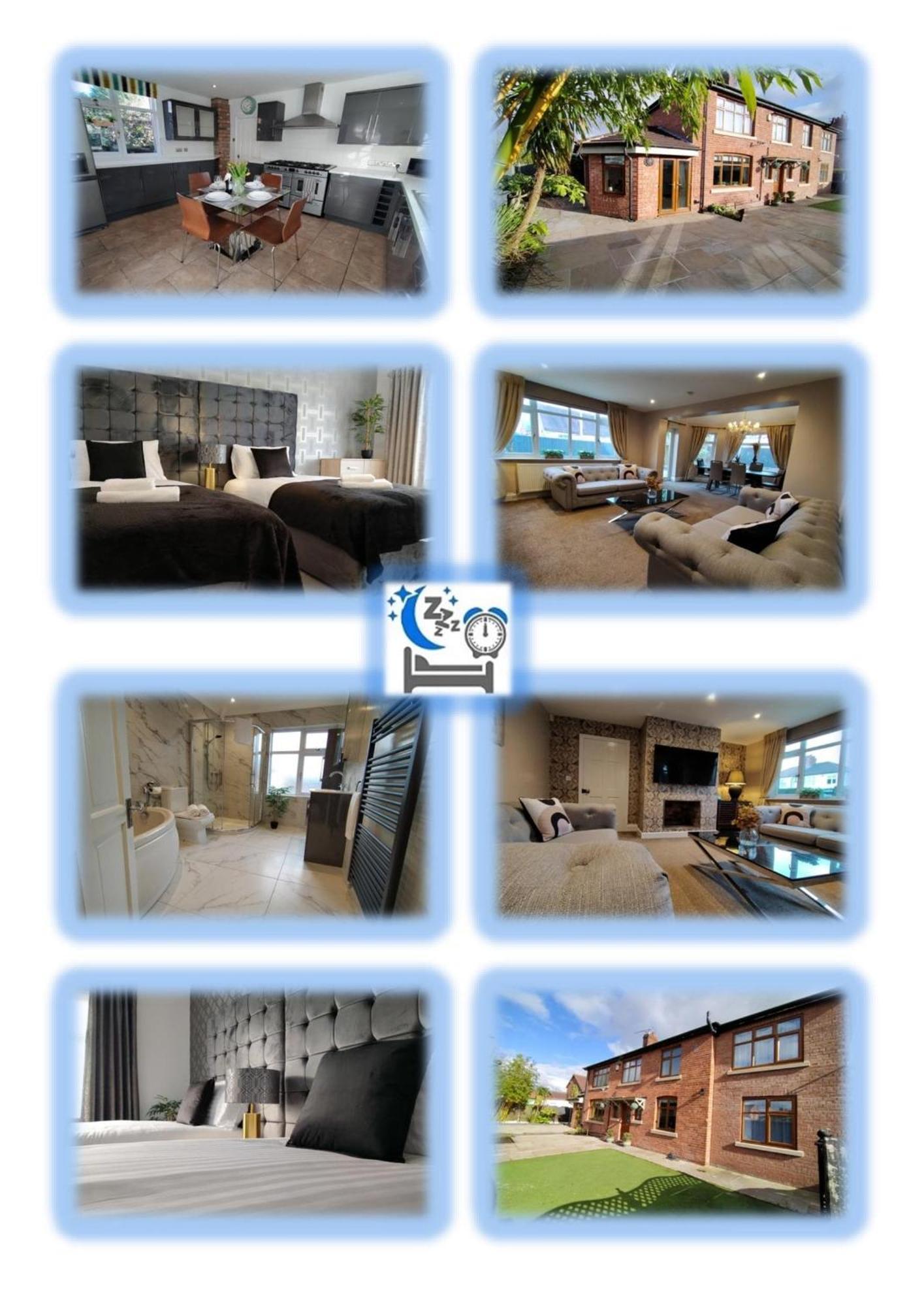 Sirius House - Sleeps 7, Driveway, Garden Villa Crewe Exterior foto