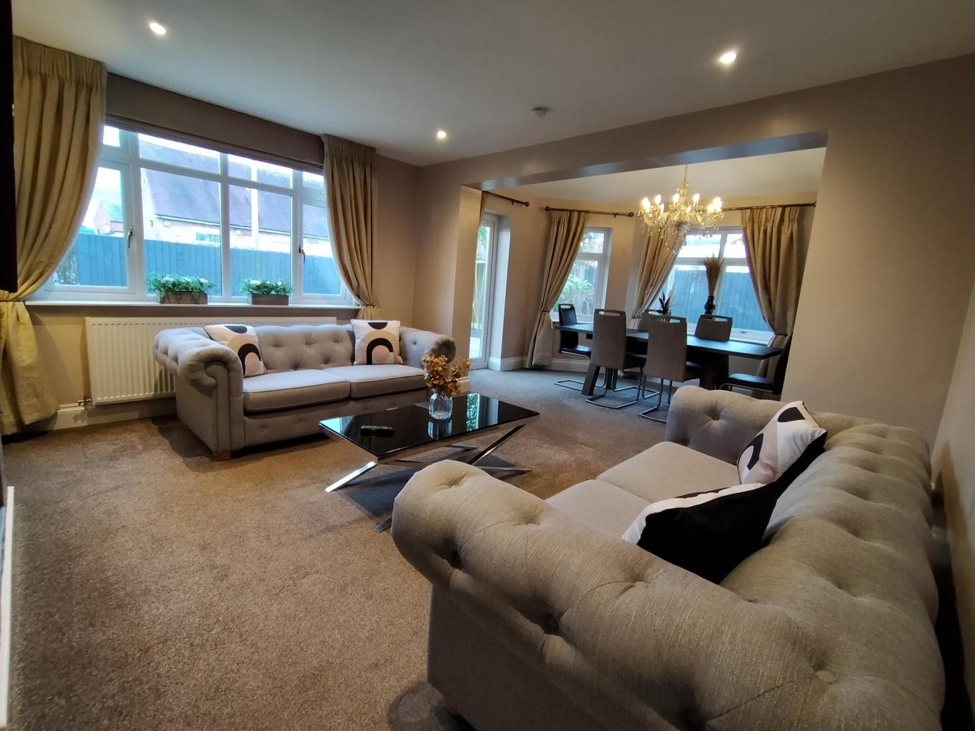 Sirius House - Sleeps 7, Driveway, Garden Villa Crewe Exterior foto